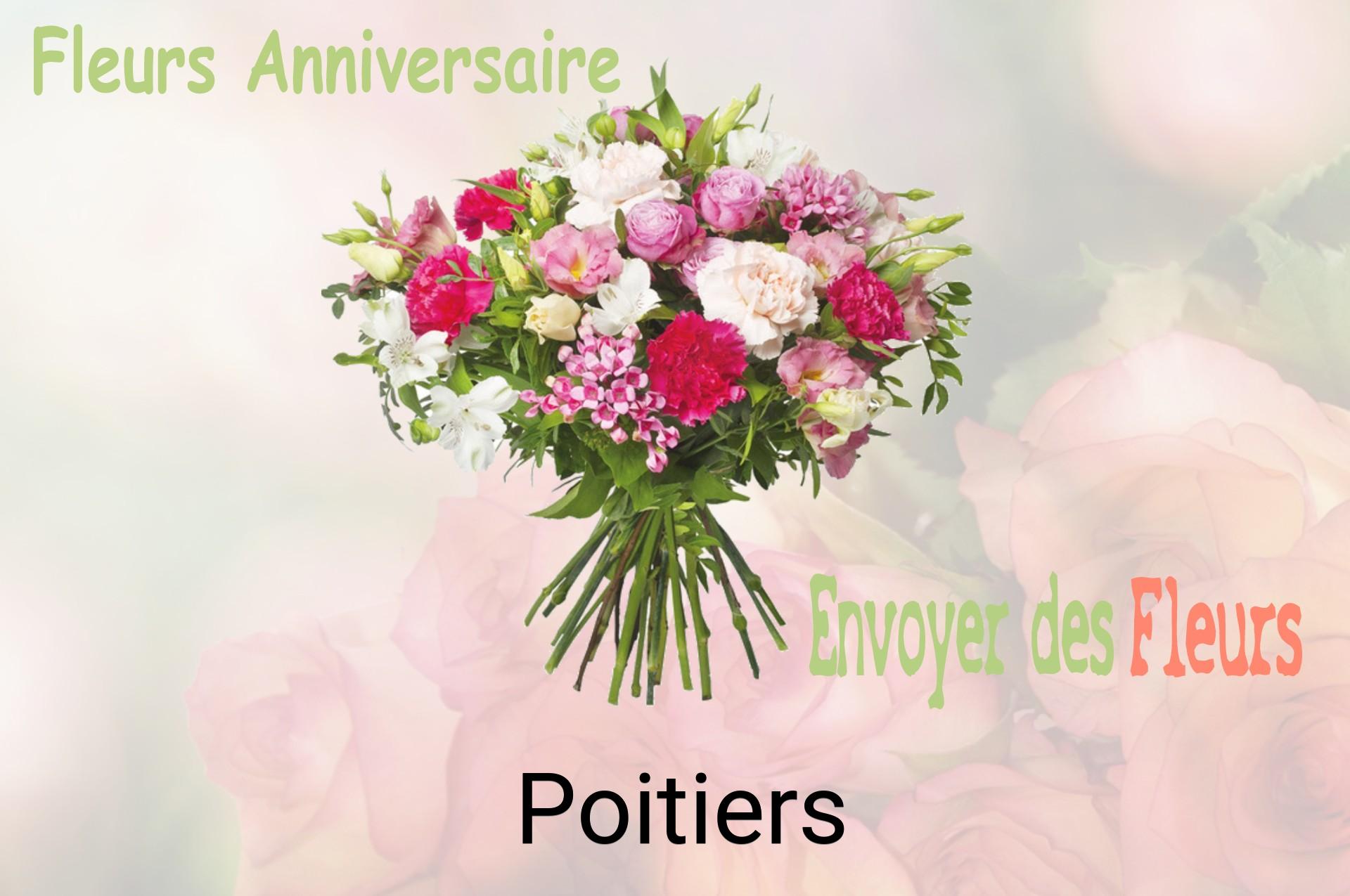 Bouquet de fleurs d’anniversaire livré à Poitiers